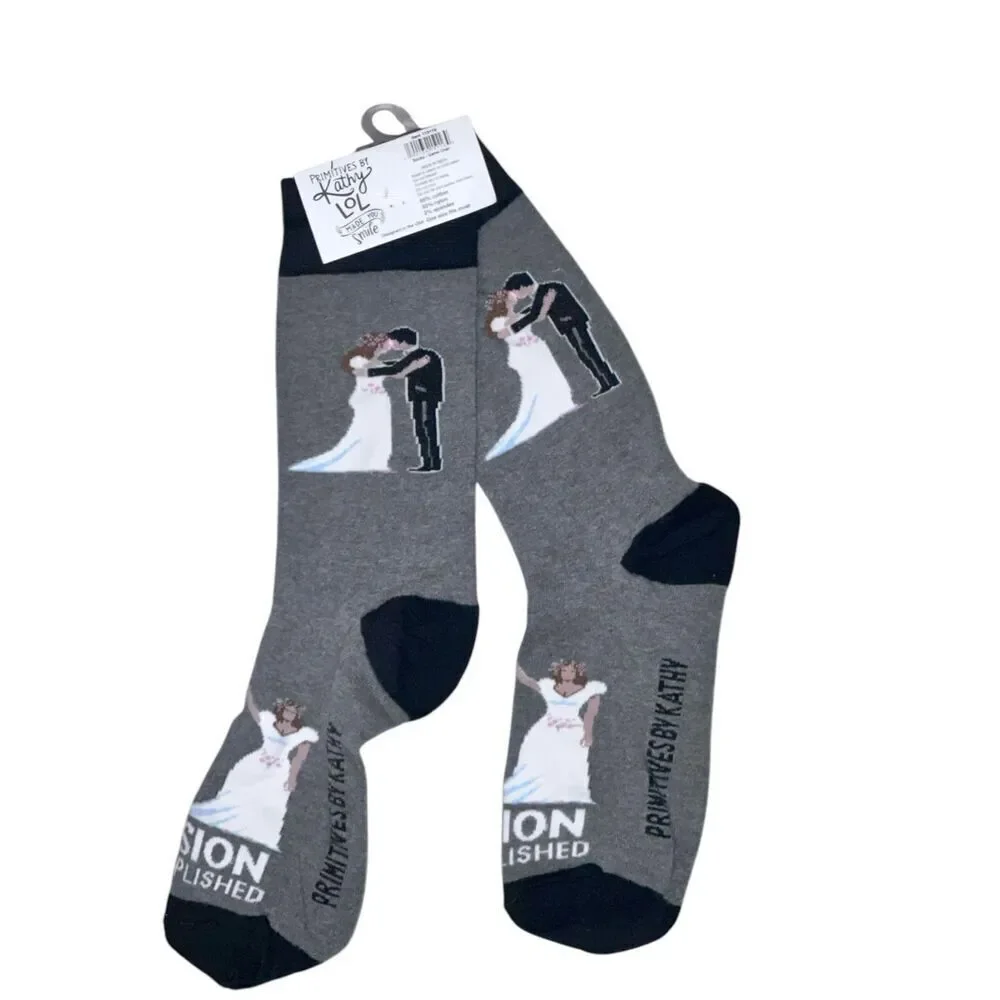 NEW WITH TAGS‎ Nice men Game Over Mission Accomplished Socks GREAT GIFT FOR SOCK